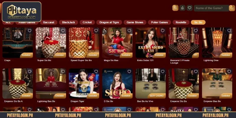 Sic Bo PHTAYA - The most exciting dice game today 1 Introduction to Sic Bo PHTAYA