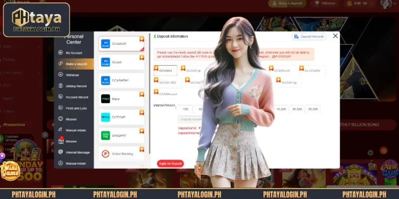 PHTAYA Deposit Guide – How to Deposit Money Safely 2 Walkthrough for PHTAYA Deposit Guide